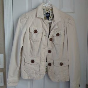 Gap Cream Corduroy Jacket